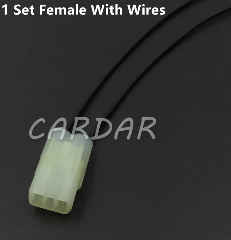 1 Set 2 Pin 6187-2801 6187-2804 Automotive Connector AC Assembly Power Battery Waterproof Electronic Reversing Radar Wire Socket