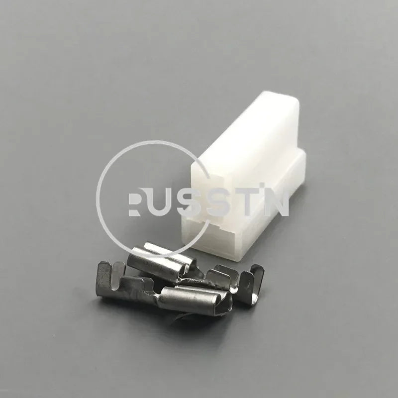 1 Set 2 Hole 6.3mm Map Sensor Connector Automotive Wire Harness Socket AC Assembly For Toyota