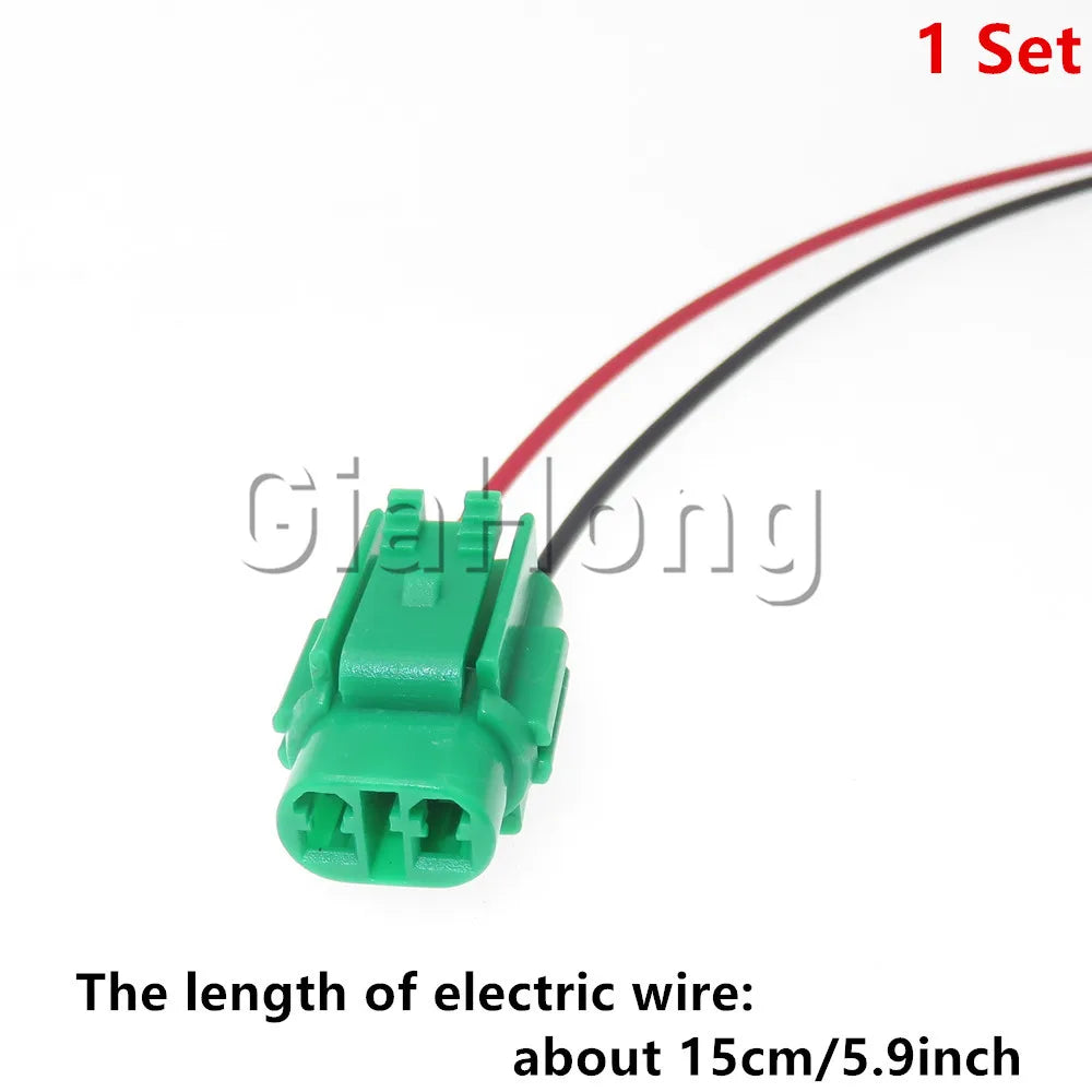 1 Set 2 Ways 6187-2581 6180-2591 Waterproof Auto Connector AC Assembly Car Socket With Terminals and Seals