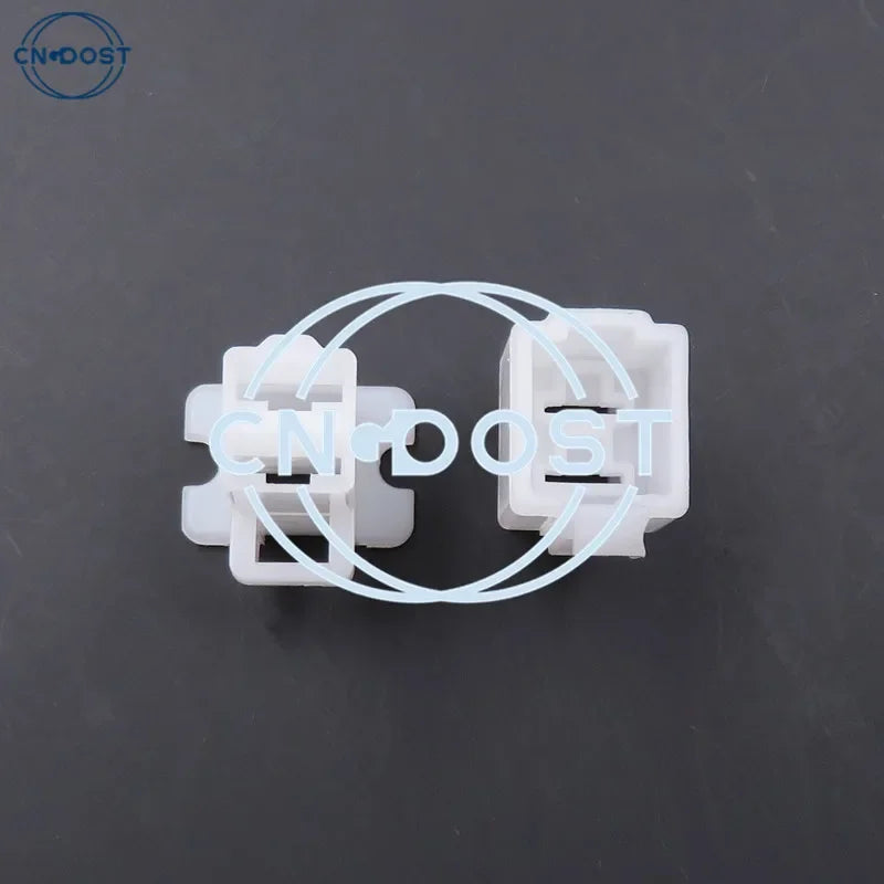 1 Set 2 Pin AC Assembly White ABS Wire Harness Connector Automotive Connector Household Socket