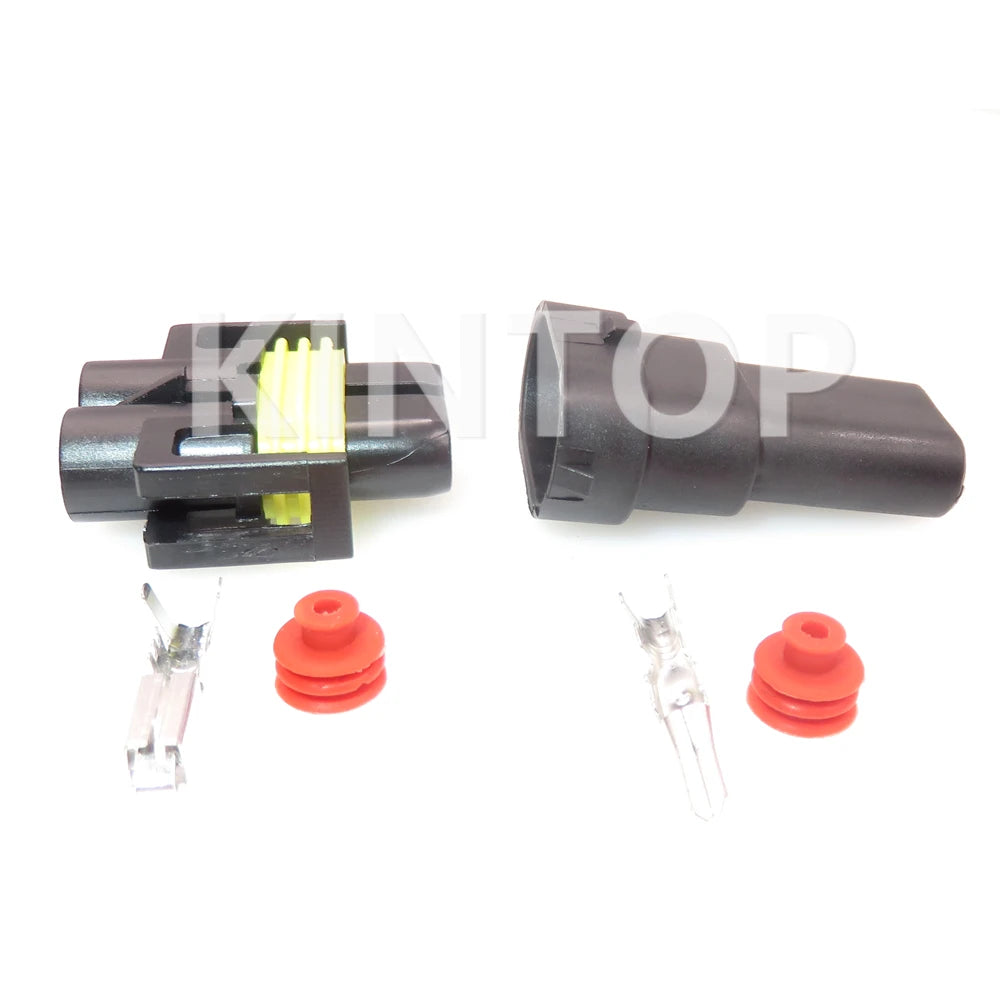 1 Set 2 Pins Car Parts AC Assembly 12124819 12124817 Auto Fog Lamp Electric Wire Waterproof Socket For H8 H9 H11 880
