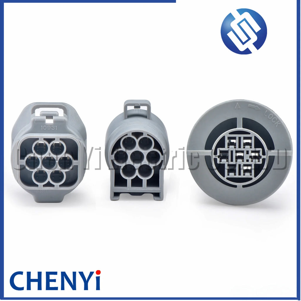 7 Pin Auto Connector Headlight Lamp Assembly Fog lamp plug 6189-0127 6188-0067 90980-10931 For Toyota Camry Lexus Mazda Honda