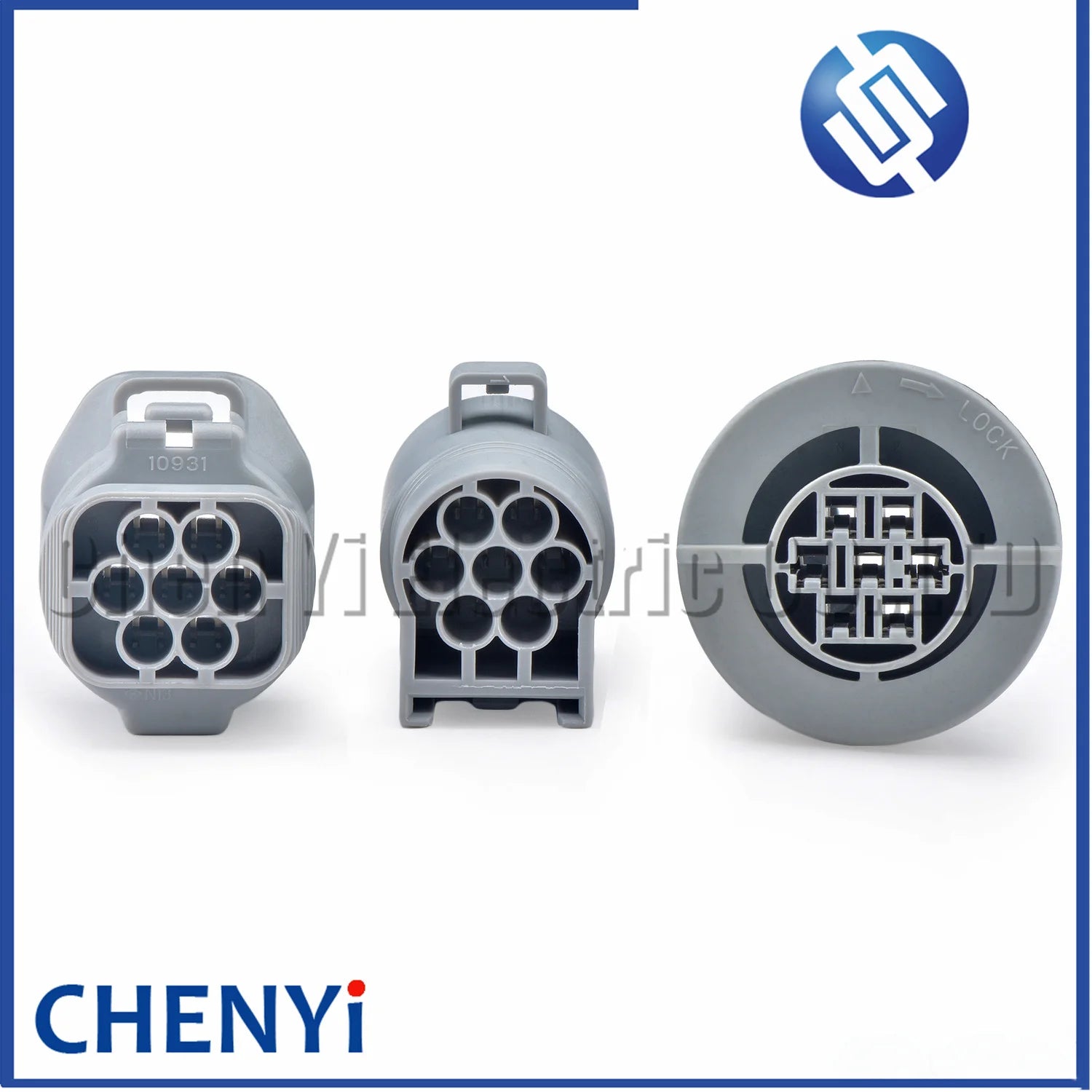 7 Pin Auto Connector Headlight Lamp Assembly Fog lamp plug 6189-0127 6188-0067 90980-10931 For Toyota Camry Lexus Mazda Honda