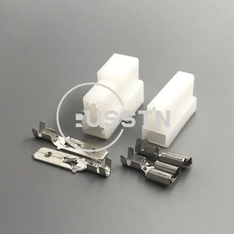 1 Set 2 Hole 6.3mm Map Sensor Connector Automotive Wire Harness Socket AC Assembly For Toyota