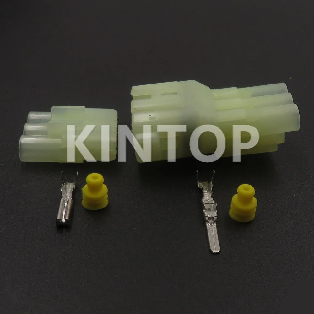 1 Set 3 Pins AC Assembly Car Electric Jet Locomotive Plug 6180-3451 6187-3801Auto Oil Pump Wiring Male Female Socket With Wires