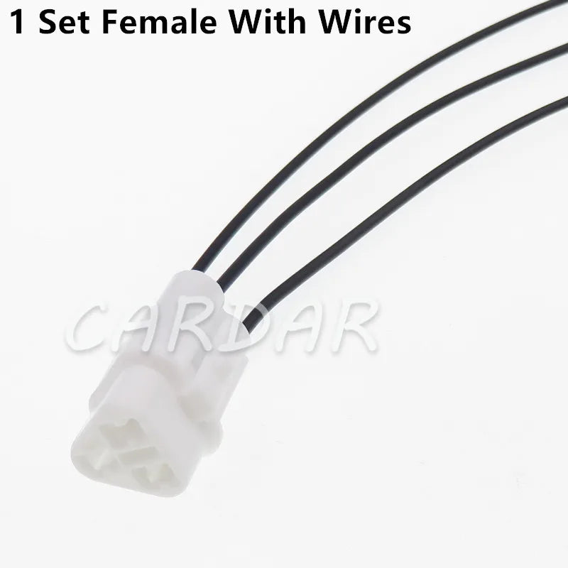 1 Set 3 Pin 6187-3231 6180-3241 Sumitomo MT Sealed Style 2.2 Series Automotive Connector AC Assembly Wiring Socket