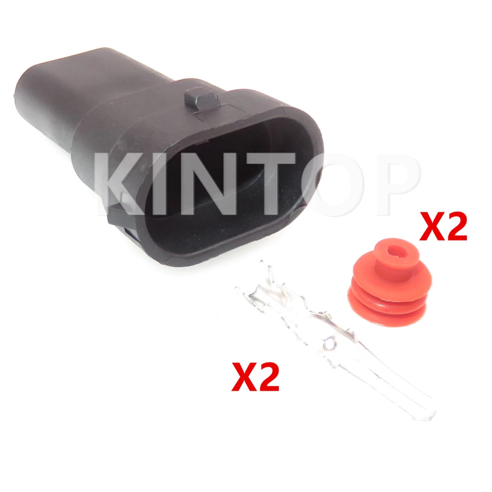 1 Set 2 Pins Car Parts AC Assembly 12124819 12124817 Auto Fog Lamp Electric Wire Waterproof Socket For H8 H9 H11 880