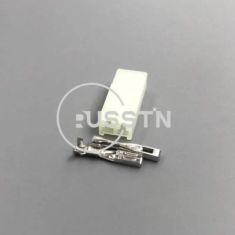 1 Set 2 Hole Electronic Automotive Connector Car Household Plug Crimp Terminal Socket AC Assembly