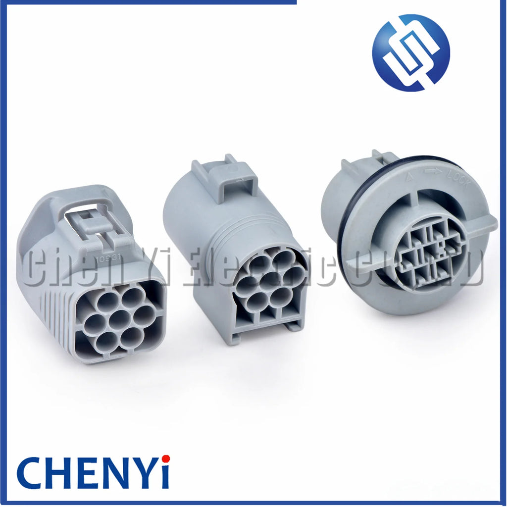 7 Pin Auto Connector Headlight Lamp Assembly Fog lamp plug 6189-0127 6188-0067 90980-10931 For Toyota Camry Lexus Mazda Honda
