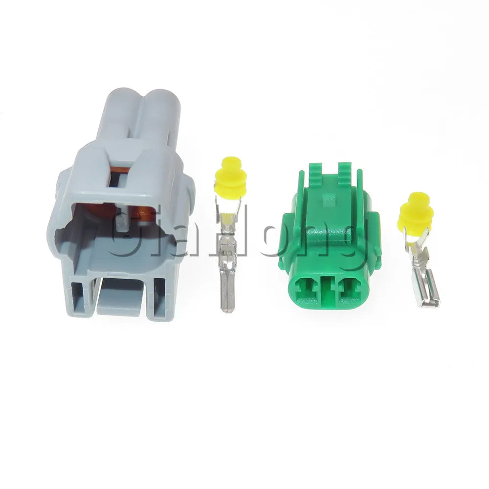 1 Set 2 Ways 6187-2581 6180-2591 Waterproof Auto Connector AC Assembly Car Socket With Terminals and Seals
