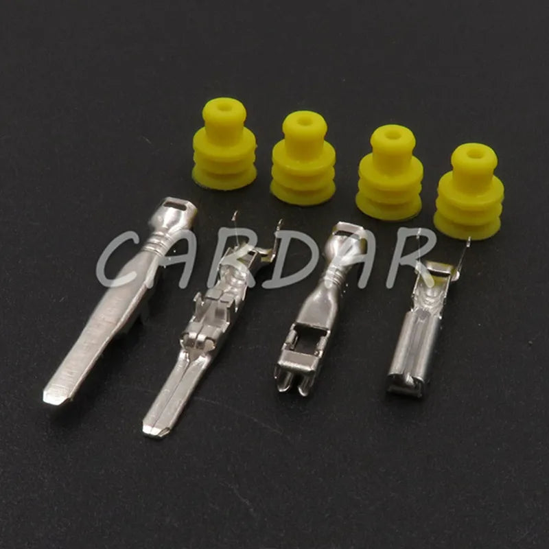1 Set 2 Pin 6187-2801 6187-2804 Automotive Connector AC Assembly Power Battery Waterproof Electronic Reversing Radar Wire Socket