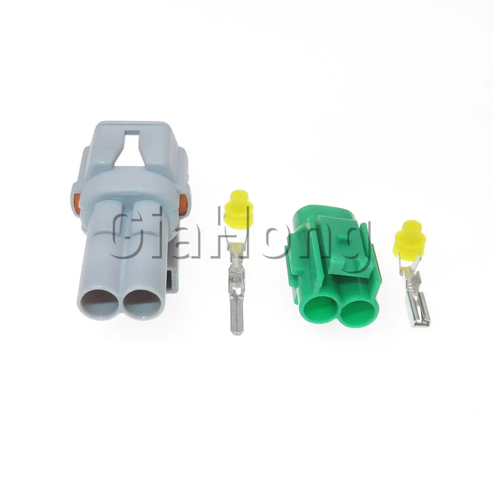 1 Set 2 Ways 6187-2581 6180-2591 Waterproof Auto Connector AC Assembly Car Socket With Terminals and Seals