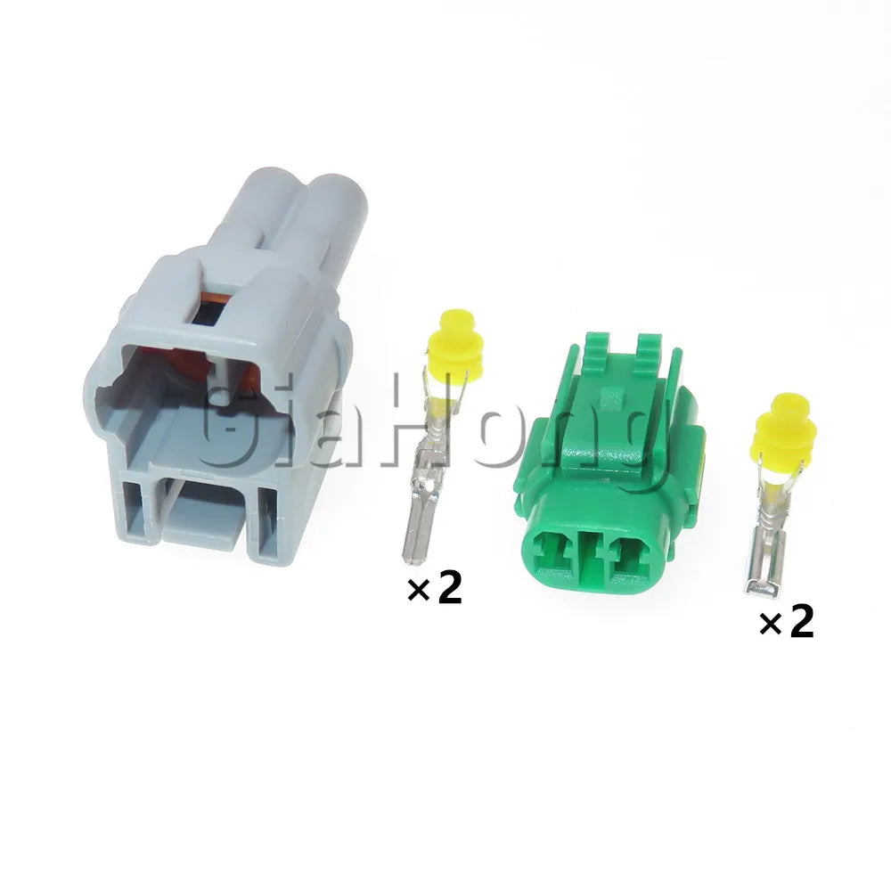 1 Set 2 Ways 6187-2581 6180-2591 Waterproof Auto Connector AC Assembly Car Socket With Terminals and Seals