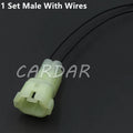 1 Set 2 Pin 6187-2801 6187-2804 Automotive Connector AC Assembly Power Battery Waterproof Electronic Reversing Radar Wire Socket