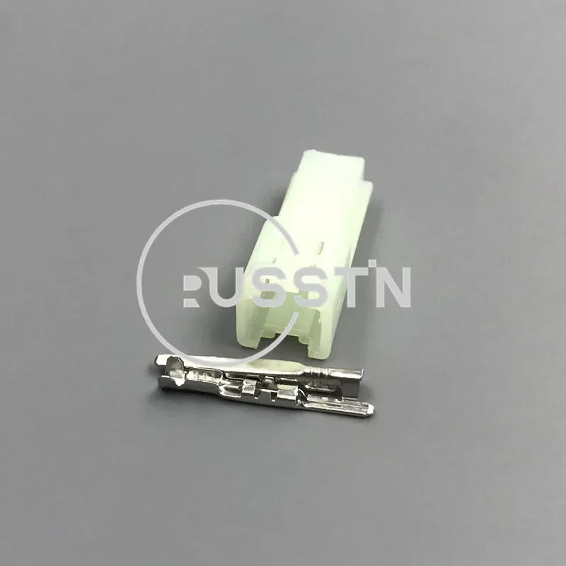 1 Set 2 Hole Electronic Automotive Connector Car Household Plug Crimp Terminal Socket AC Assembly