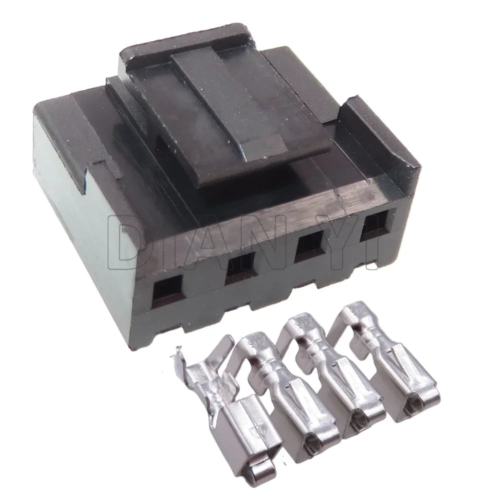 1 Set 4 Way Automotive Electrical Socket with Cables VH-4Y VH AC Assembly Car Wiring Terminal Connector Assembly
