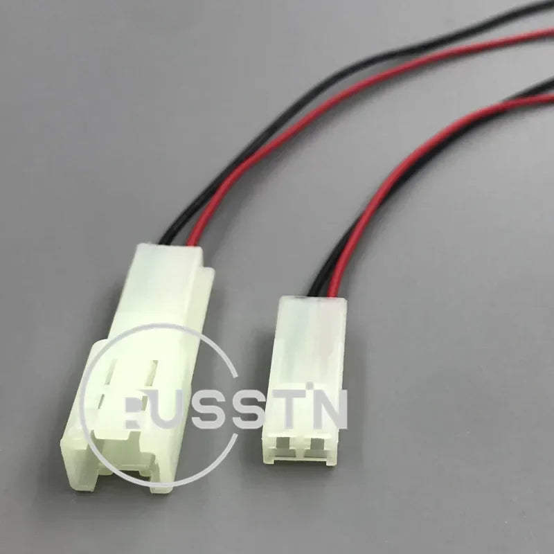 1 Set 2 Hole Electronic Automotive Connector Car Household Plug Crimp Terminal Socket AC Assembly