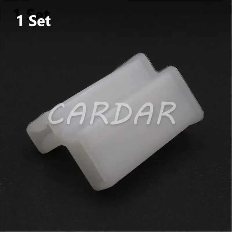 1 Set 2 Pin PA66 Auto Connector Fuel Nozzle Plug AC Assembly Housing Connector Electrical Wiring Connector Wire Clip Socket