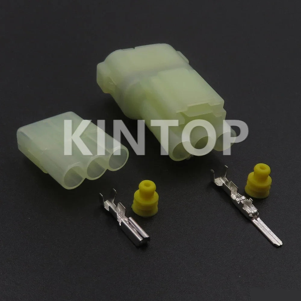 1 Set 3 Pins AC Assembly Car Electric Jet Locomotive Plug 6180-3451 6187-3801Auto Oil Pump Wiring Male Female Socket With Wires